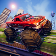 巨型卡车屋顶特技（Mega Truck Rooftop Stunt Games）手机游戏最新款