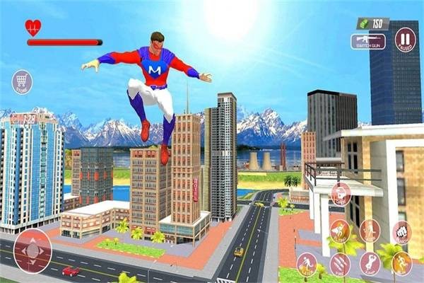 超级英雄飞翔Spider Sky Dance截图2