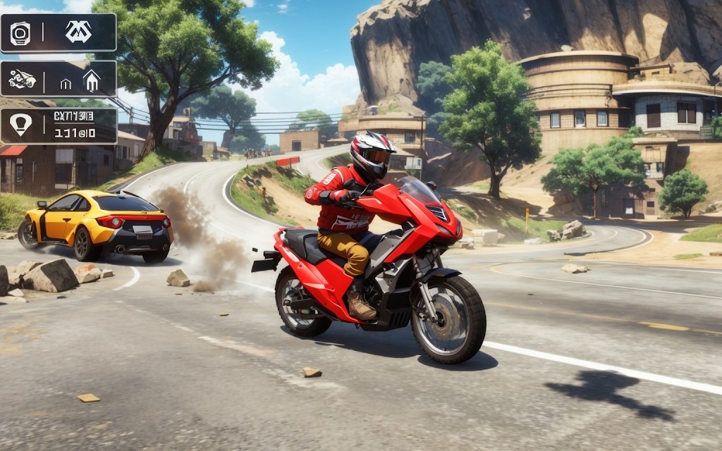 极限车辆挑战赛(Xtreme Bike Driving Moto Games)截图1