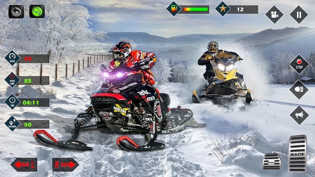 雪地摩托模拟器(Snowmobile Simulator Adventure)app免费下载0