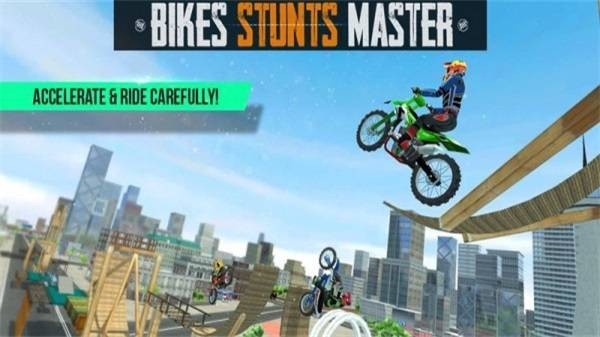 摩托车跳跃大师Bike Stunt Tricks Master手机游戏最新款0