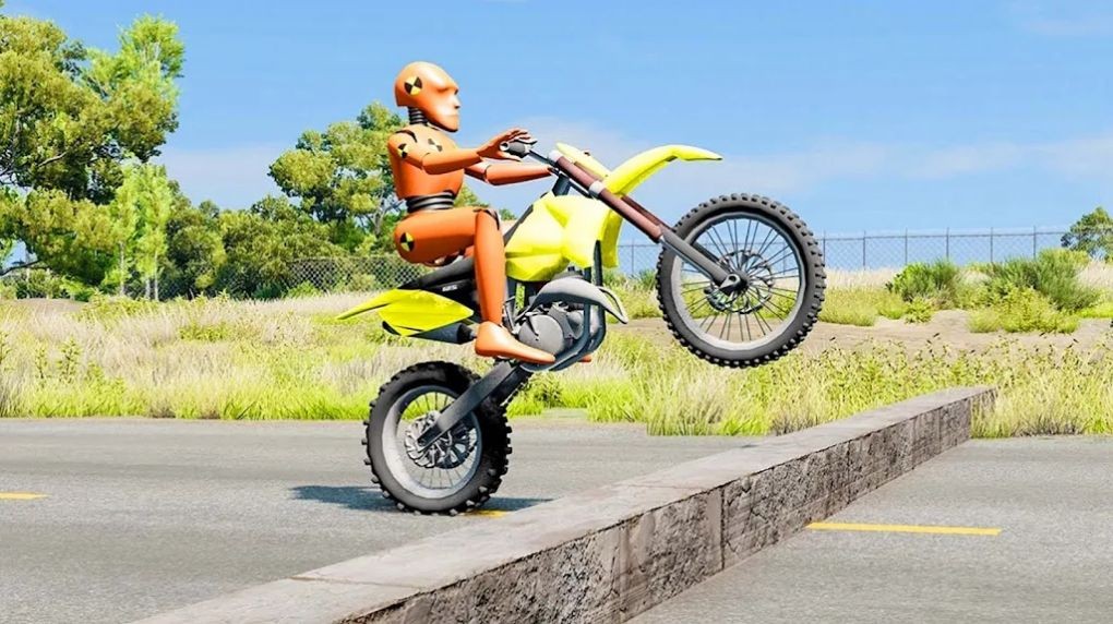 摩托车假人碰撞测试(Moto Bike Dummy Crash Test Sim)游戏最新版1