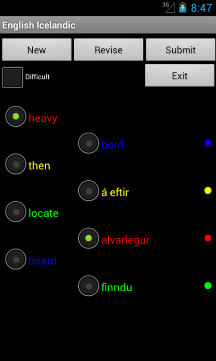 Learn English Icelandic