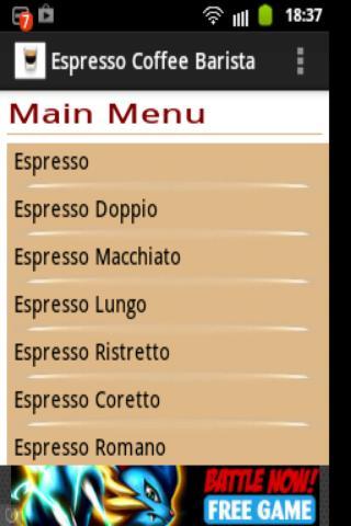 Espresso Coffee Recipes