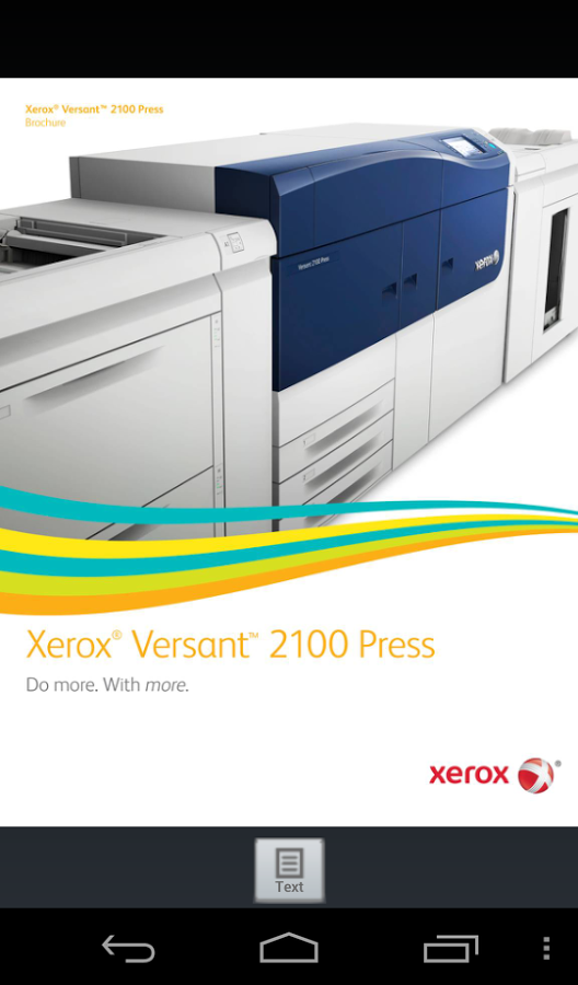 Xerox Versant 2100 Brochure