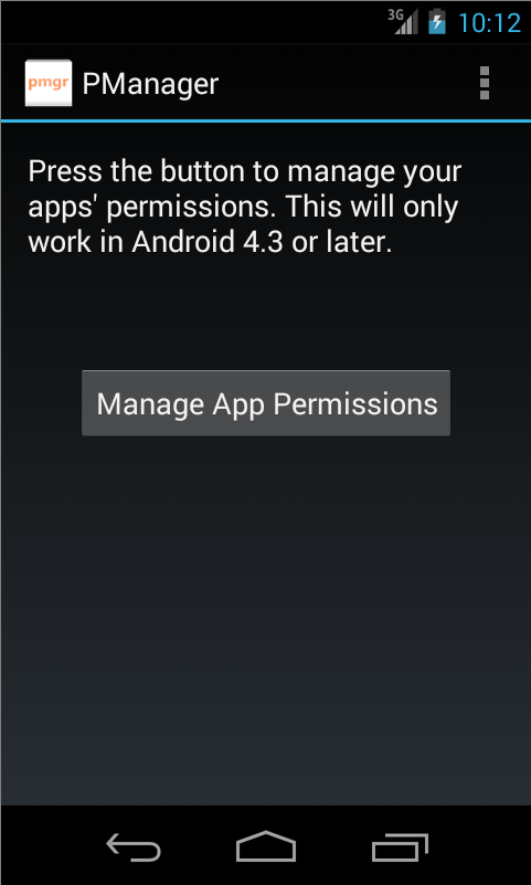 Permissions Manager Launcher