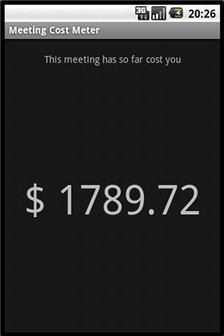 Meeting Cost Meter